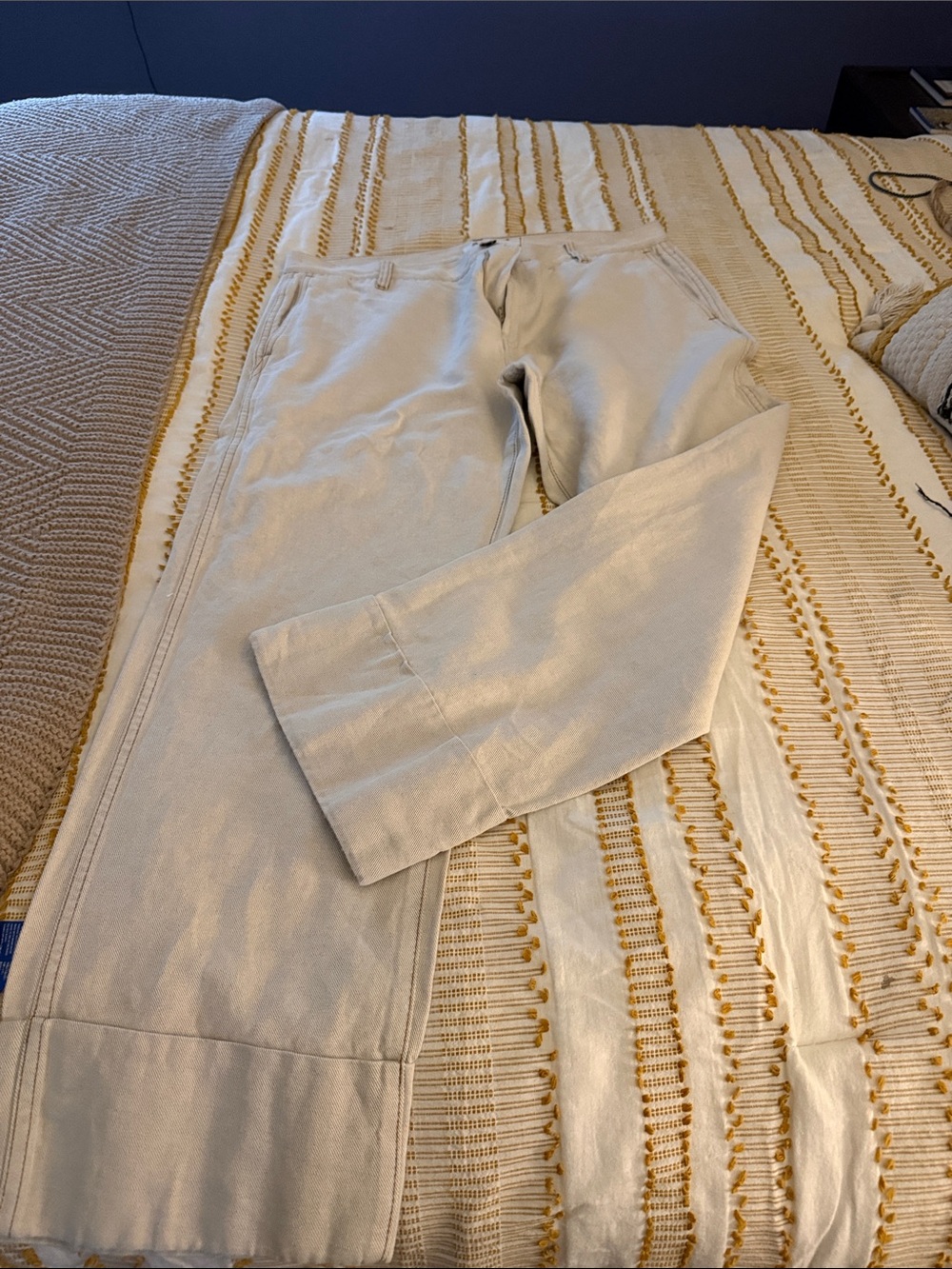 Madewell Casual Cotton Blend Khaki Pants